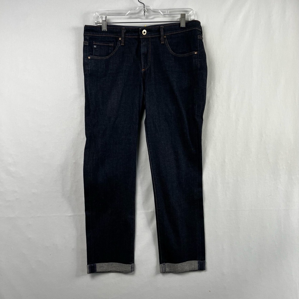 AG Adriano Goldschmied Jeans womens 29R The Stevie Roll Up Cuffed Slim Straight